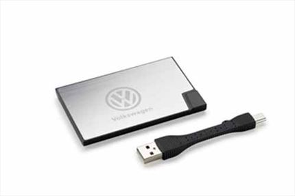 Batería externa Volkswagen Batería de 1500 mAh y salida de 5V/600mA