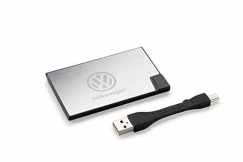 Batería externa Volkswagen Batería de 1500 mAh y salida de 5V/600mA