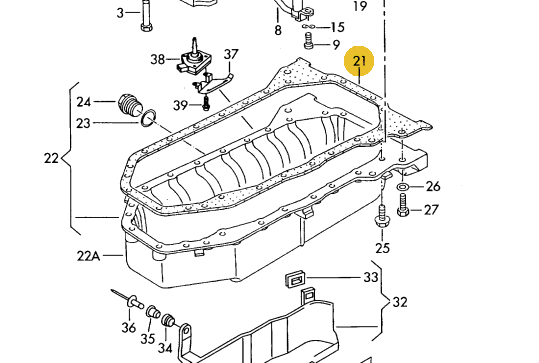 Junta Cárter Aceite