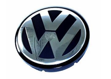 Tapa protectora negro sastinado/ brillo cromo Volkswagen