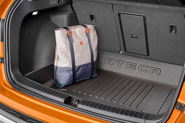 Bandeja protectora maletero bordes altos SEAT Ateca