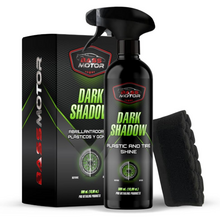 Abrillantador Hidratador Plásticos y Neumáticos BassMotor Dark Shadow 500ml | Restaurador de Gomas y Molduras Exterior Interior