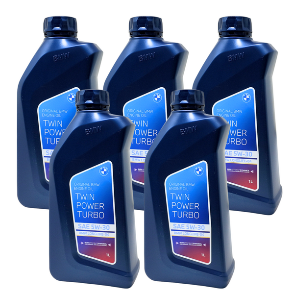 Aceite BMW 5W30 Original TwinPower Turbo LL04 1L ACEA C3 Pack x5 | Aceite Motor BMW 5W30 Longlife 04 |