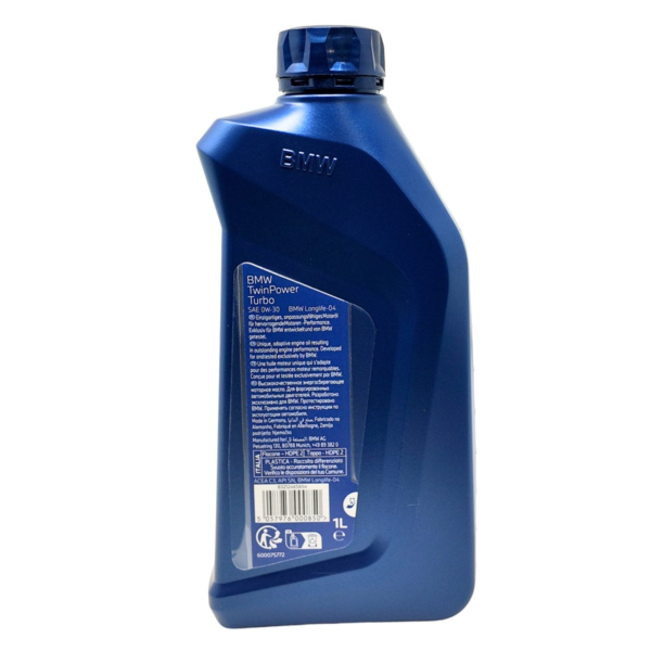 Aceite BMW Original TwinPower Turbo 0W30 LL04 1L ACEA C3 | Aceite Motor BMW 0W30 Longlife 04 | BMW TwinPower Aceite de Motor (3)