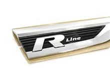 Adhesivo aletas R-line Tiguan 2017 MK2. Anagrama lado derecho.