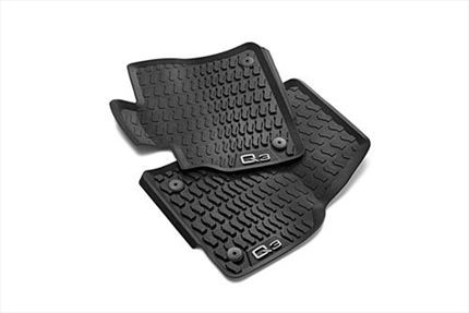 Alfombrillas de goma delanteras Q3