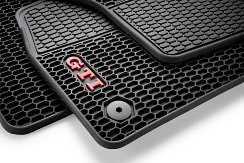 Alfombrillas de goma GTI Volkswagen.