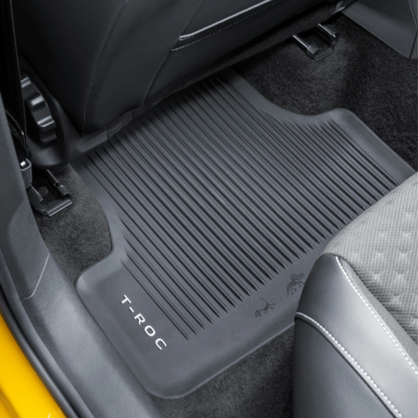 Alfombrillas de Goma Originales Volkswagen T-Roc a partir 2026 | Ref. 2GV06150082V | Juego Completo Delanteras y Traseras (4)