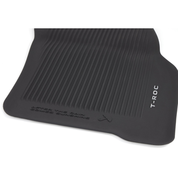 Alfombrillas de Goma Originales Volkswagen T-Roc a partir 2026 | Ref. 2GV06150082V | Juego Completo Delanteras y Traseras (3)
