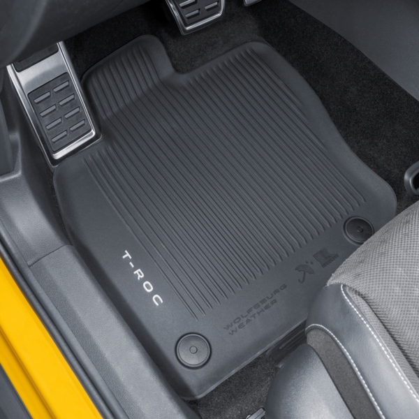 Alfombrillas de Goma Originales Volkswagen T-Roc a partir 2026 | Ref. 2GV06150082V | Juego Completo Delanteras y Traseras (5)