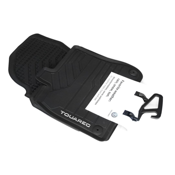 Alfombrillas de goma originales Volkswagen Touareg 76106150082V (2)