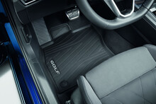 Alfombrillas de goma PREMIUM Golf 8 Con inscripción. Juego de 4 unidades