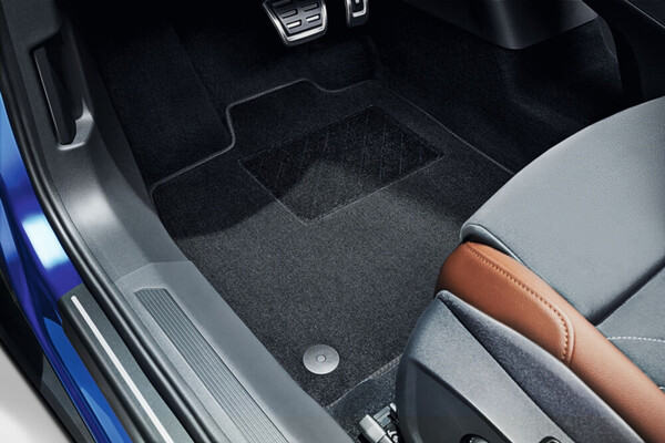 Alfombrillas textiles PLUS para ID.4 y ID.5 Juego completo de 4 piezas (2 delanteras + 2