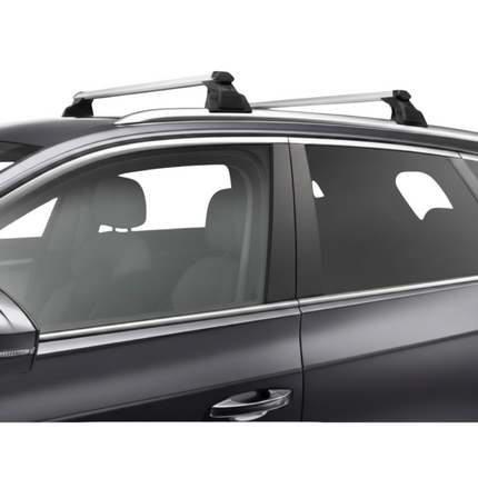 Barras portaequipajes ranura en T original Volkswagen Touareg desde 2023 | Ref. 760071151A Varillas portantes| Perfil aerodinámico optimizado | Carga 95 kg | Accesorio techo OEM Volkswagen