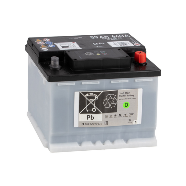 Batería de arranque 12V 59Ah original grupo VAG