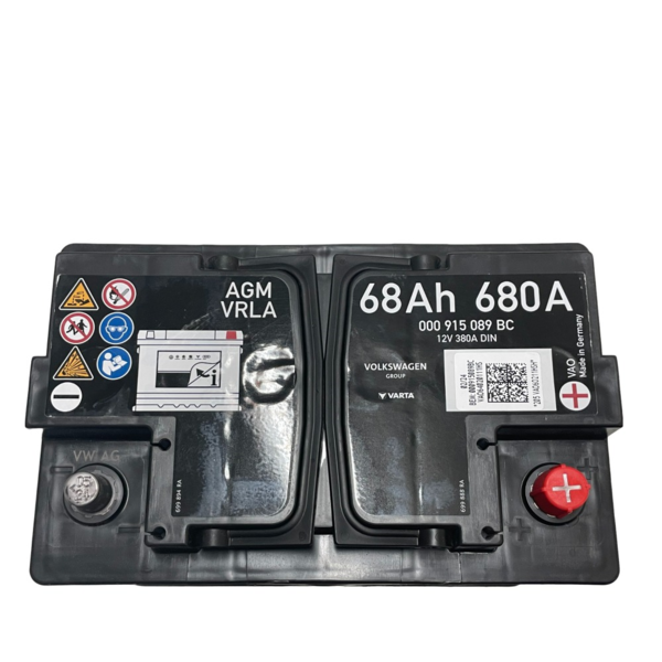 Batería de arranque Original Grupo VAG 68aH AGM - Bateria para coches con sistema start-stop (1)