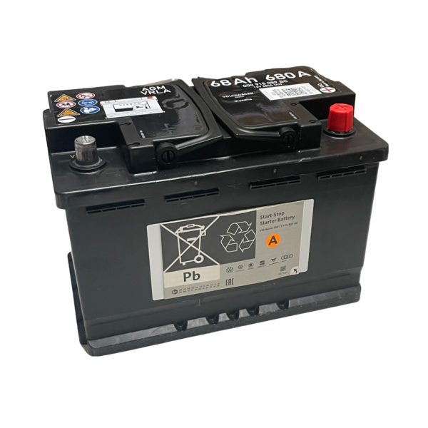 Batería de arranque Original Grupo VAG 68aH AGM - Bateria para coches con sistema start-stop (2)