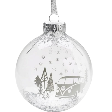 Bola de cristal para el árbol de Navidad Volkswagen. 5H9087790A. Adorno de navidad