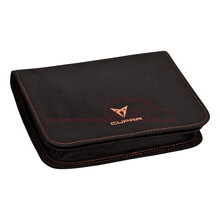 Bolsa de bitácora tapa carpeta cobre con logotipo Cupra