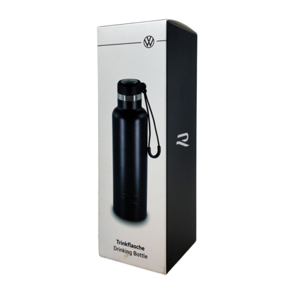 Botella Volkswagen R 600 ml negra | Acero inoxidable