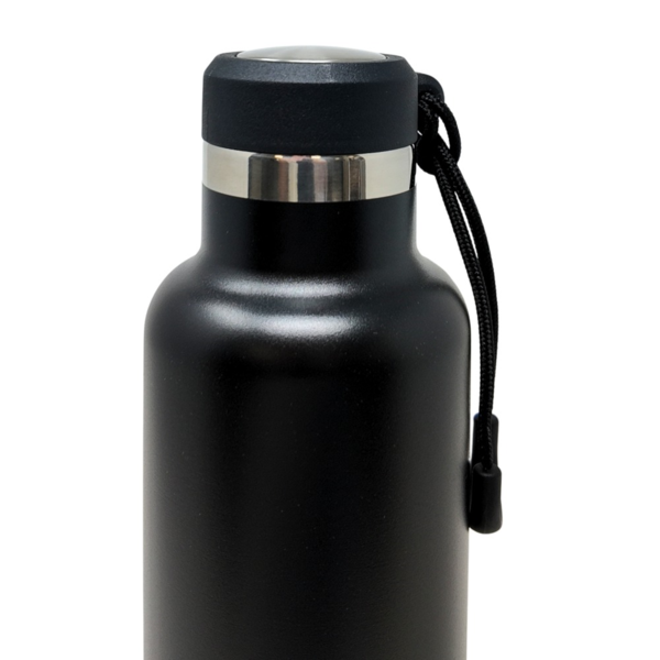 Botella Volkswagen R | negra 600 ml, acero inoxidable, doble pared (3B4069601041) (4)
