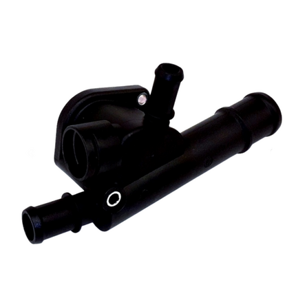 Brida con anillo junta radiador para refrigerante original Grupo VAG 038121132D | Repuesto OEM para sistema de refrigeración Volkswagen, Audi, Seat y Skoda | Pieza original VAG de alta calidad | Conector de agua con junta incluida