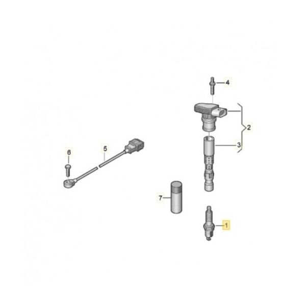 Bujía de encendido original Cupra Formentor 06K905601M (3)