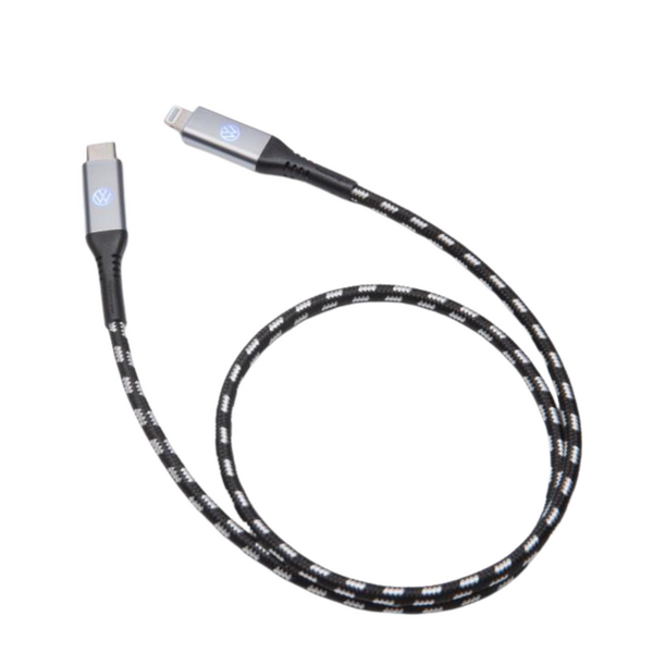 Cable USB-C a Apple Lightning original Volkswagen 000051446CA