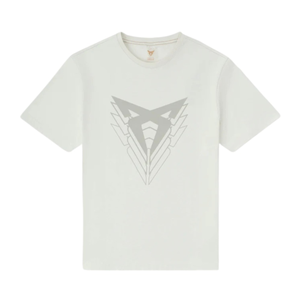 Camiseta CUPRA Big Logo unisex Beige taiga