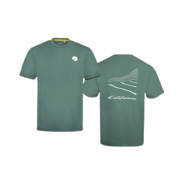 Camiseta hombre colección Volkswagen California verde