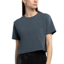 Camiseta mujer de manga corta con el estampado en relieve Cupra