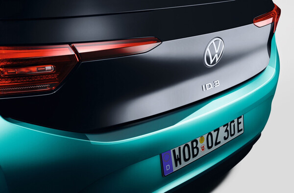 Cantonera para borde de carga ID.3 Plástico transparente autoadhesivo