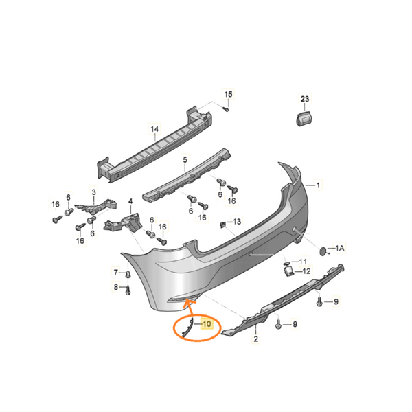 Catadióptrico izquierdo original Seat Ibiza 2018 en adelante 6F0945105 (4)