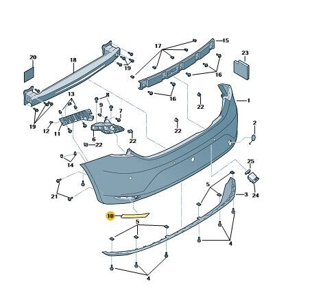 Catadióptrico trasero izquierdo para Seat Leon Original Seat (6)