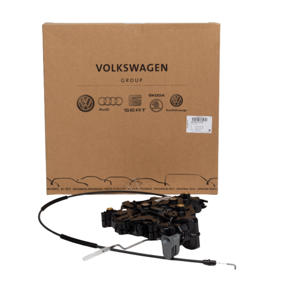 Cerradura puerta corrediza lateral derecha original Volkswagen T5 7E0843654BS