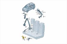 Cierre de cinturón VW Touran