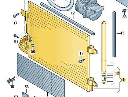 Condensador aire acondicionado con deshidratador