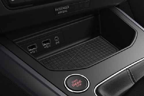 Pack de 4 alfombrillas para consola central SEAT Arona/Ibiza 6F0061169