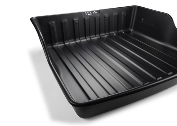 Cubeta para maletero con separadores para ID.4 Color negro. Modulable según necesidad. (1)