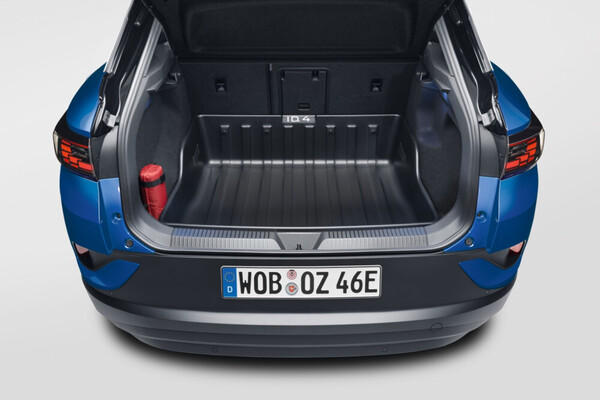 Cubeta para maletero con separadores para ID.4 Color negro. Modulable según necesidad.