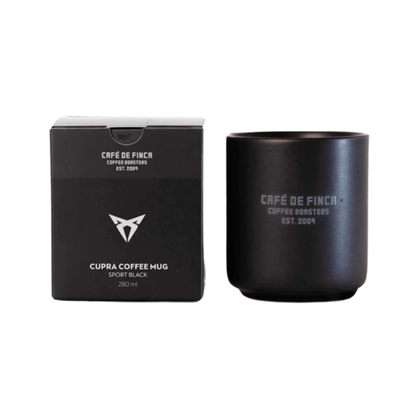 CUPRA Taza Café Finca sport black 280 ml (1)