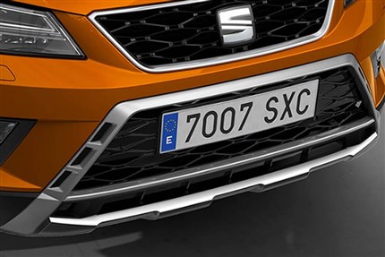 Decorativo parachoques anterior (cubierta) SEAT Ateca 575071617