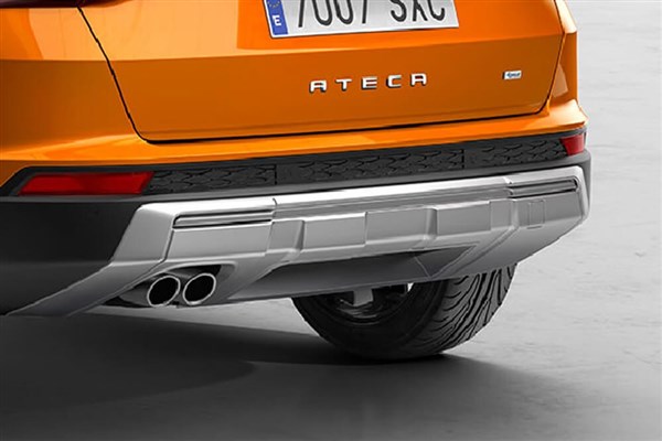 Decorativo parachoques posterior (escape doble) - cubierta SEAT Ateca
