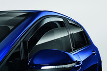 Derivabrisas traseros Golf 8 Color gris humo