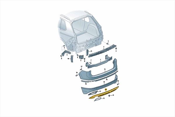 Difusor trasero Volkswagen