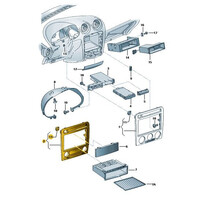 EMBELLECEDOR CONSOLA CENTRAL NEGRO