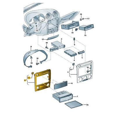 embellecedor consola central seat ibiza cordoba