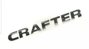 EMBLEMA CROMADO CON LOGO CRAFTER ORIGINAL VOLKSWAGEN