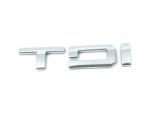 EMBLEMA TUNING LOGOTIPO TDI CROMADO PARA PORTÓN TRASERO ORIGINAL SEAT
