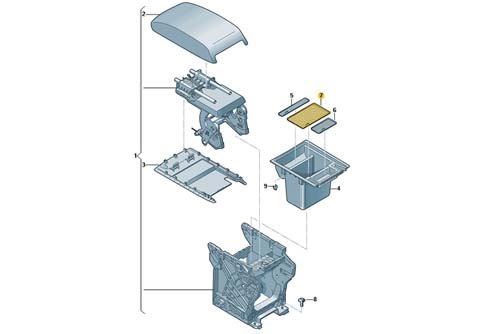 Esterilla de goma negro satinado